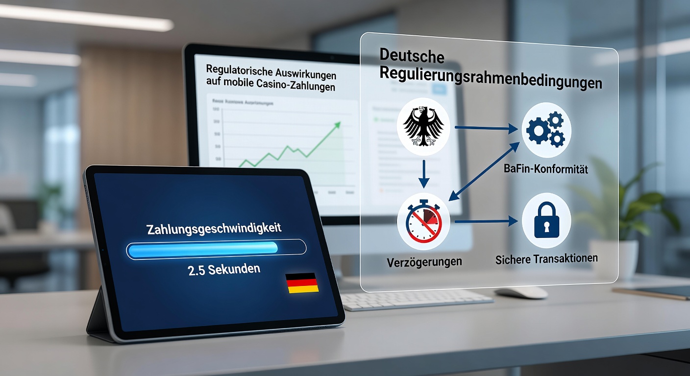 Darstellung technischer Anpassungen bei Zahlungen in deutschen Casino-Apps