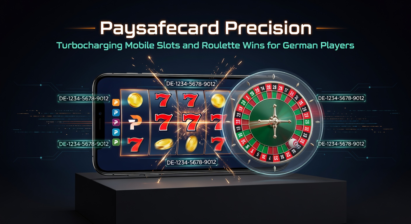 Roulette-Tisch auf Smartphone mit Paysafecard-Einzahlungsbestätigung im Vordergrund