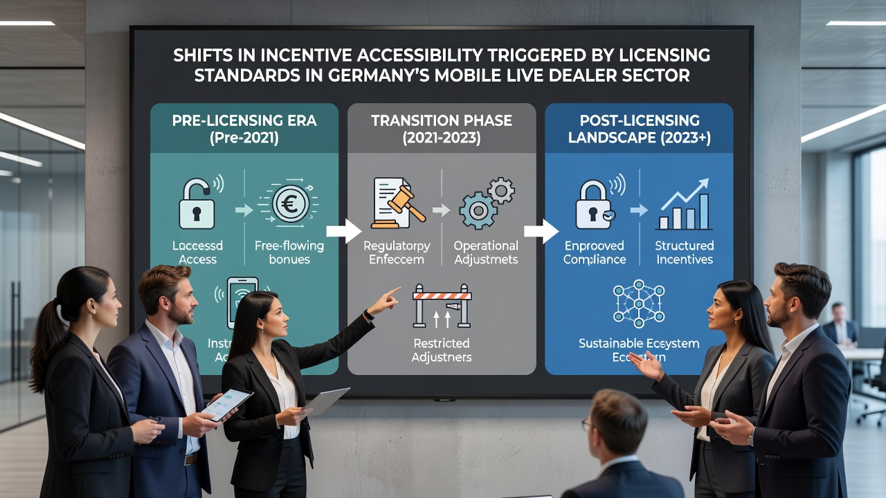 Darstellung mobiler Live-Dealer-Schnittstellen mit regulatorischen Anreizmechanismen